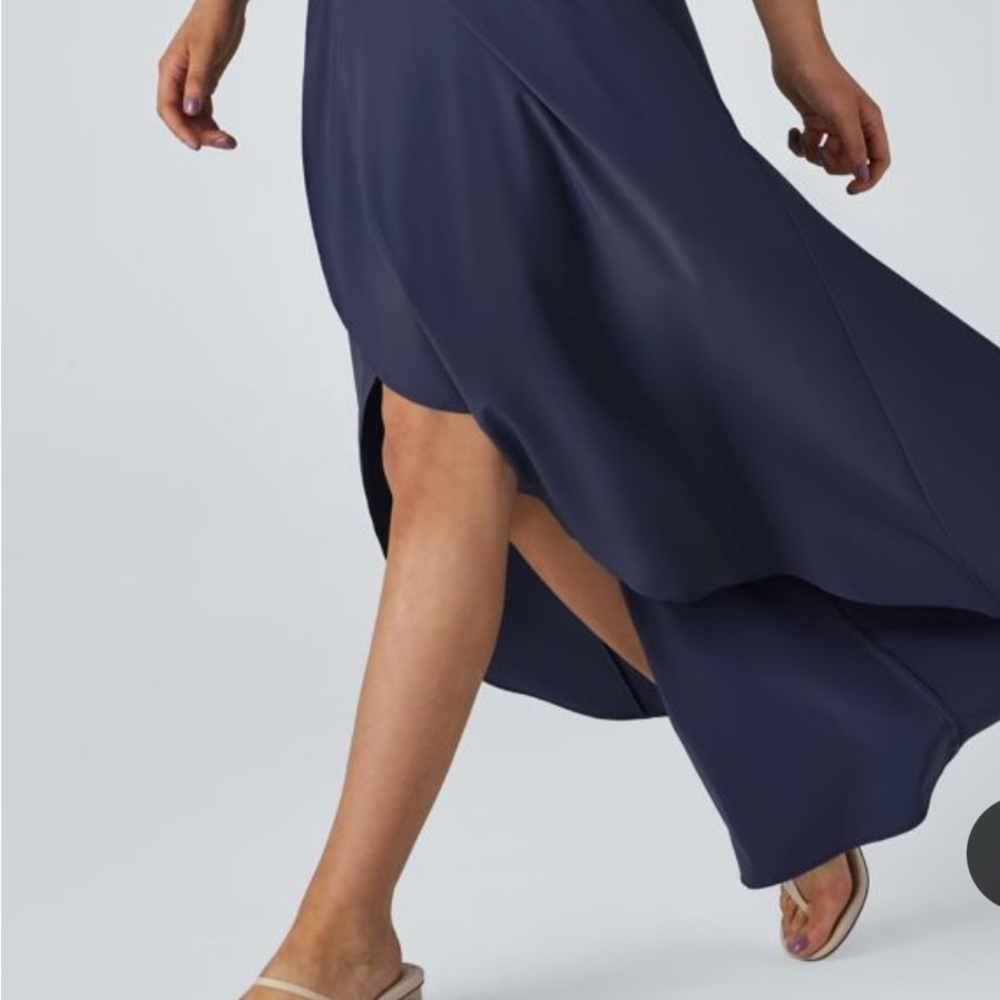 High Waisted High Low Ruffle 2-in-1 Flowy
